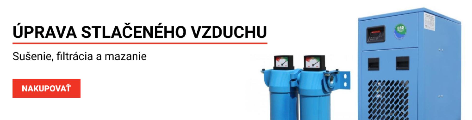 Úprava stlačeného vzduchu Úprava stlačeného vzduchu