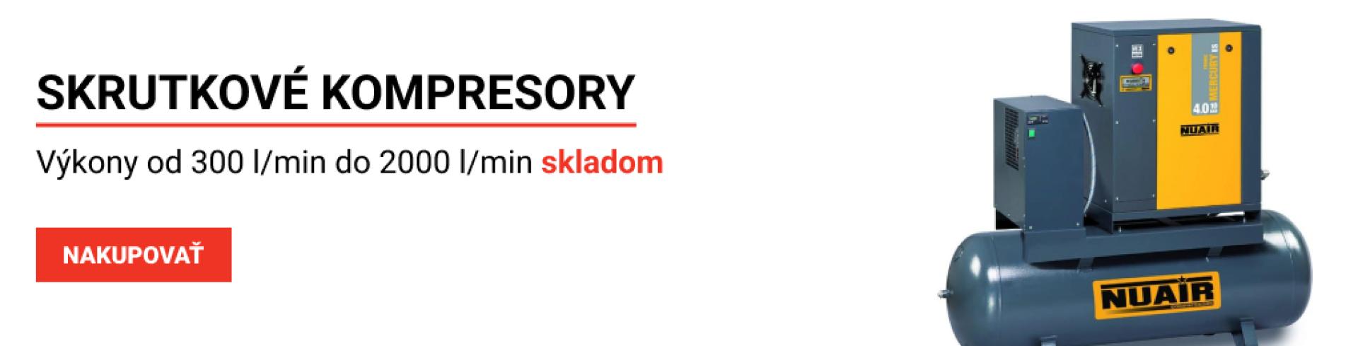 Skrutkové kompresory Skrutkové kompresory